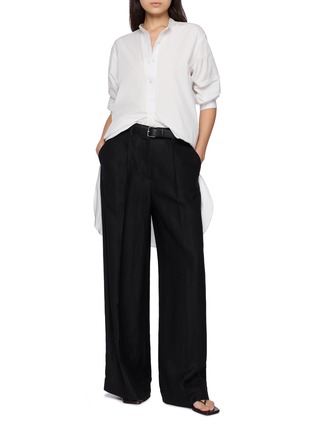 Figure View - Click To Enlarge - THE ROW - Dottie Cotton Poplin Long Shirt