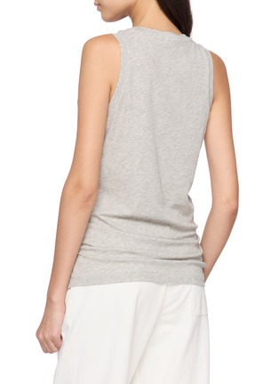 Back View - Click To Enlarge - THE ROW - Elana Cotton Jersey Tank Top