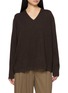 THE ROW Purin V-Neck Cashmere Sweater
