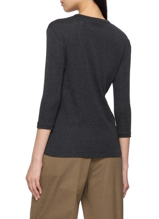 Back View - Click To Enlarge - THE ROW - Alena Crewneck Knit Cardigan