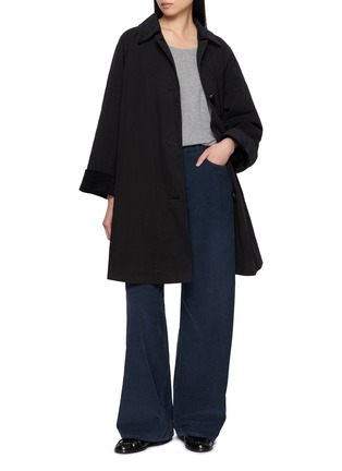 Figure View - Click To Enlarge - THE ROW - Eglitta Wide Leg Corduroy Pants