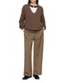 Figure View - Click To Enlarge - THE ROW - Phef V-Neck Cotton Cashmere Sweater
