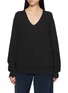 THE ROW Phef V-Neck Cotton Cashmere Sweater
