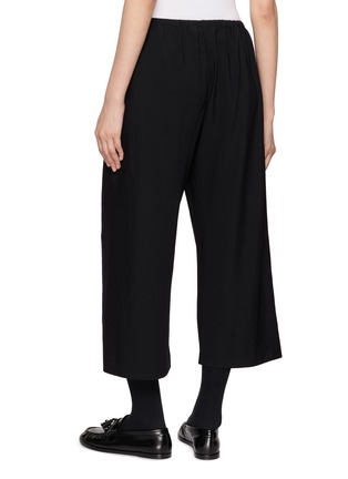 Back View - Click To Enlarge - THE ROW - Cosmo Bias Cut Wool Twill Shorts