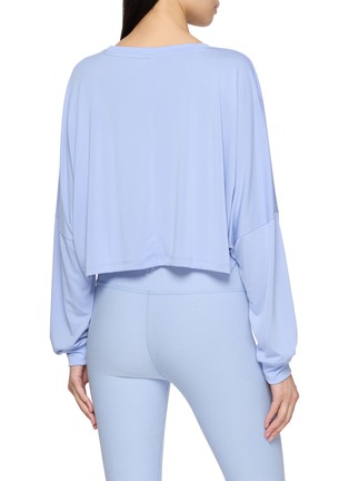 Back View - Click To Enlarge - BEYOND YOGA - Studio Luxe Cropped T-shirt