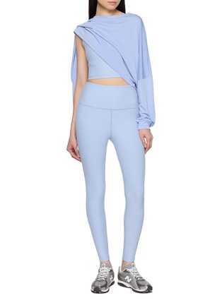 Figure View - Click To Enlarge - BEYOND YOGA - Studio Luxe Cropped T-shirt
