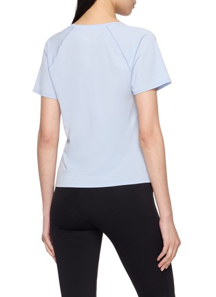 Back View - Click To Enlarge - BEYOND YOGA - Breezeweight Active Short Sleeve T-shirt