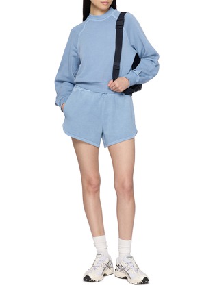 Figure View - Click To Enlarge - BEYOND YOGA - Fade Out Cotton Blend Short