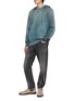 Figure View - Click To Enlarge - ANTIK DENIM - Classic Distressed Hoodie