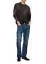 Figure View - Click To Enlarge - ANTIK DENIM - Vintage Wash Crewneck Sweater