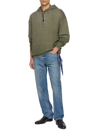 Figure View - Click To Enlarge - ANTIK DENIM - Hooded Medallion Embellished Sweater