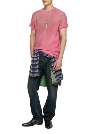 Figure View - Click To Enlarge - ANTIK DENIM - Vintage Wash Crewneck T-shirt