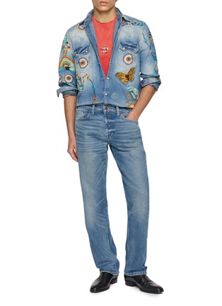 Figure View - Click To Enlarge - ANTIK DENIM - California Straight Medium Wash Jeans