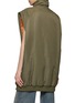 Back View - Click To Enlarge - MM6 MAISON MARGIELA - Elongated Zip Up Gilet