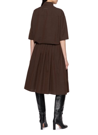 Back View - Click To Enlarge - MM6 MAISON MARGIELA - Abiti Maxi Dress