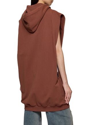 Back View - Click To Enlarge - MM6 MAISON MARGIELA - Zip Up Sweatshirt