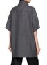 Back View - Click To Enlarge - MM6 MAISON MARGIELA - Abiti Quarter Zip Mini Dress