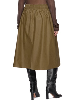 Back View - Click To Enlarge - MM6 MAISON MARGIELA - Gonne Midi Skirt