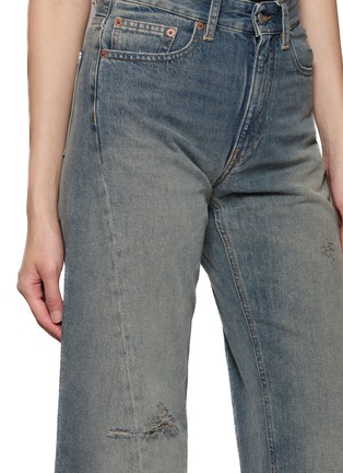  - MM6 MAISON MARGIELA - Distressed Flared Medium Wash Jeans