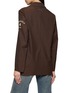 Back View - Click To Enlarge - MM6 MAISON MARGIELA - Patch Pocket Single Breasted Blazer