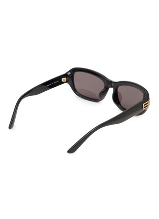 Figure View - Click To Enlarge - BALENCIAGA - Recycled Acetate Rectangular Sunglasses
