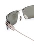 Detail View - Click To Enlarge - BALENCIAGA - Metal Rectangular Sunglasses