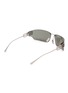 Figure View - Click To Enlarge - BALENCIAGA - Metal Rectangular Sunglasses