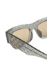 Detail View - Click To Enlarge - GUCCI - Recycled Acetate Rectangle Sunglasses