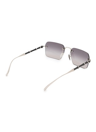 Figure View - Click To Enlarge - GUCCI - Metal Rectangular Sunglasses
