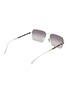 Figure View - Click To Enlarge - GUCCI - Metal Rectangular Sunglasses