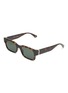 GUCCI Acetate Rectangular Sunglasses