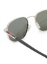 Detail View - Click To Enlarge - GUCCI - Metal Rectangular Sunglasses