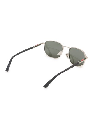 Figure View - Click To Enlarge - GUCCI - Metal Rectangular Sunglasses