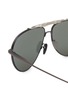 Detail View - Click To Enlarge - GUCCI - Metal Aviator Sunglasses