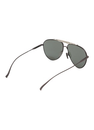 Figure View - Click To Enlarge - GUCCI - Metal Aviator Sunglasses
