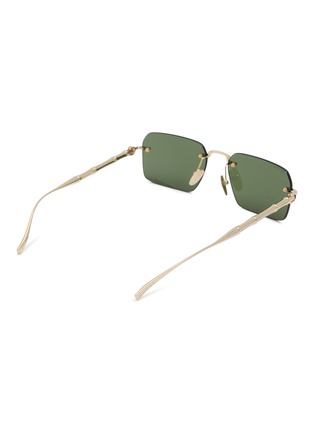 Figure View - Click To Enlarge - GUCCI - Metal Rectangular Sunglasses