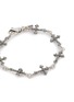 Detail View - Click To Enlarge - EMANUELE BICOCCHI - Rose Cross Sterling Silver Bracelet