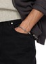 Figure View - Click To Enlarge - EMANUELE BICOCCHI - Flortish Skull Sterling Silver Chain Bracelet