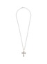 EMANUELE BICOCCHI Rose Cross Sterling Silver Necklace