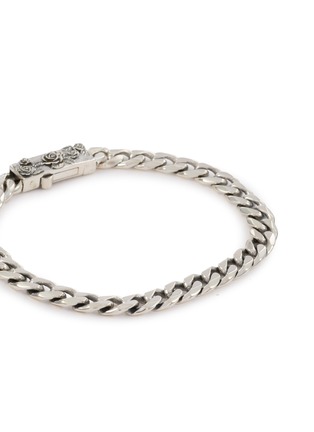 Detail View - Click To Enlarge - EMANUELE BICOCCHI - Roses Box Clasp Sterling Silver Chain Bracelet