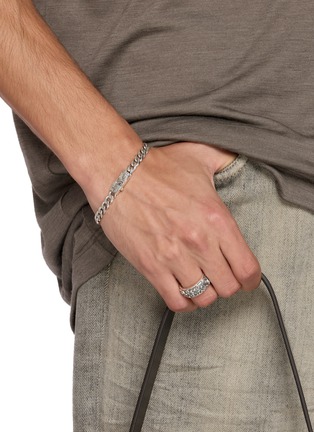 Figure View - Click To Enlarge - EMANUELE BICOCCHI - Roses Box Clasp Sterling Silver Chain Bracelet