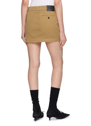 Back View - Click To Enlarge - BALENCIAGA - Mini Cotton Skirt