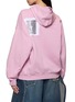 Back View - Click To Enlarge - BALENCIAGA - Patch Detail Zip Up Hoodie