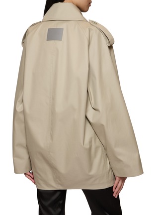 Back View - Click To Enlarge - BALENCIAGA - Double Breasted Trench Coat