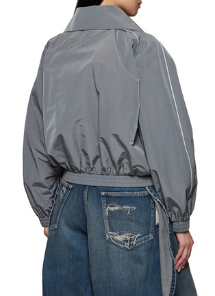 Back View - Click To Enlarge - BALENCIAGA - High Collar Tracksuit Jacket