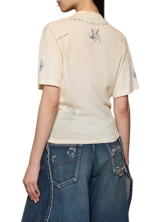 Back View - Click To Enlarge - BALENCIAGA - Ink Print T-Shirt