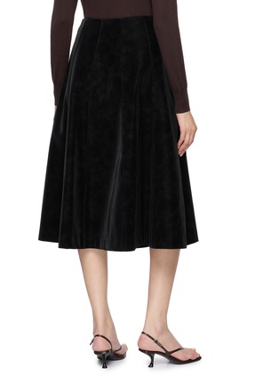 Back View - Click To Enlarge - THE LOOM - Aura Suede Midi Skirt