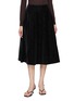 THE LOOM Aura Suede Midi Skirt