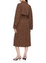 Back View - Click To Enlarge - THE LOOM - Aura Suede Trench Coat