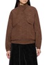 THE LOOM Aura High Neck Suede Jacket